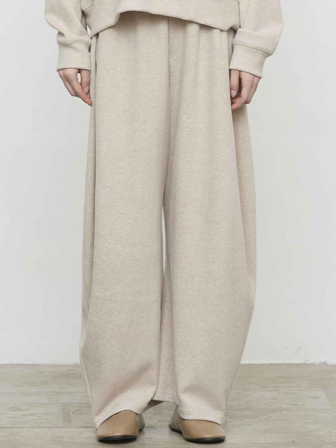 Eleh pantalone beige in lana EFW260274 BEIGE ELEH 