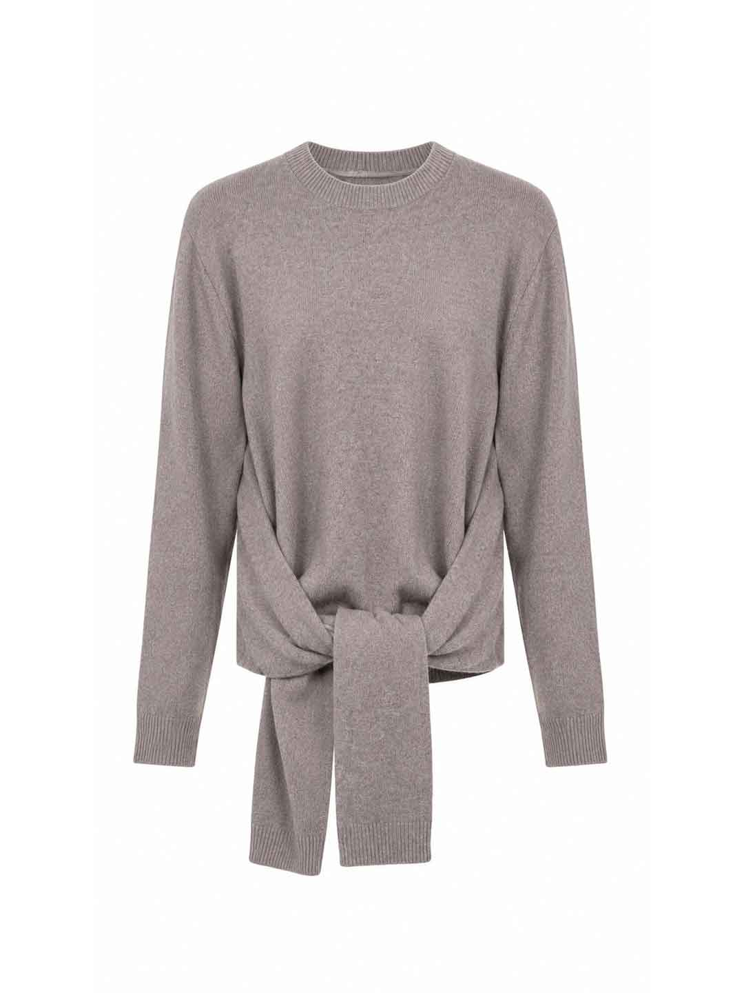 Eleh maglione fango con maniche in vita EFWY260001 FANGO ELEH 