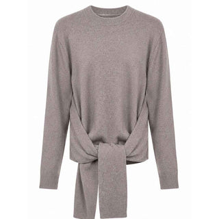Eleh maglione fango con maniche in vita EFWY260001 FANGO ELEH 