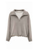Eleh maglione beige con orlo elasticizzato
