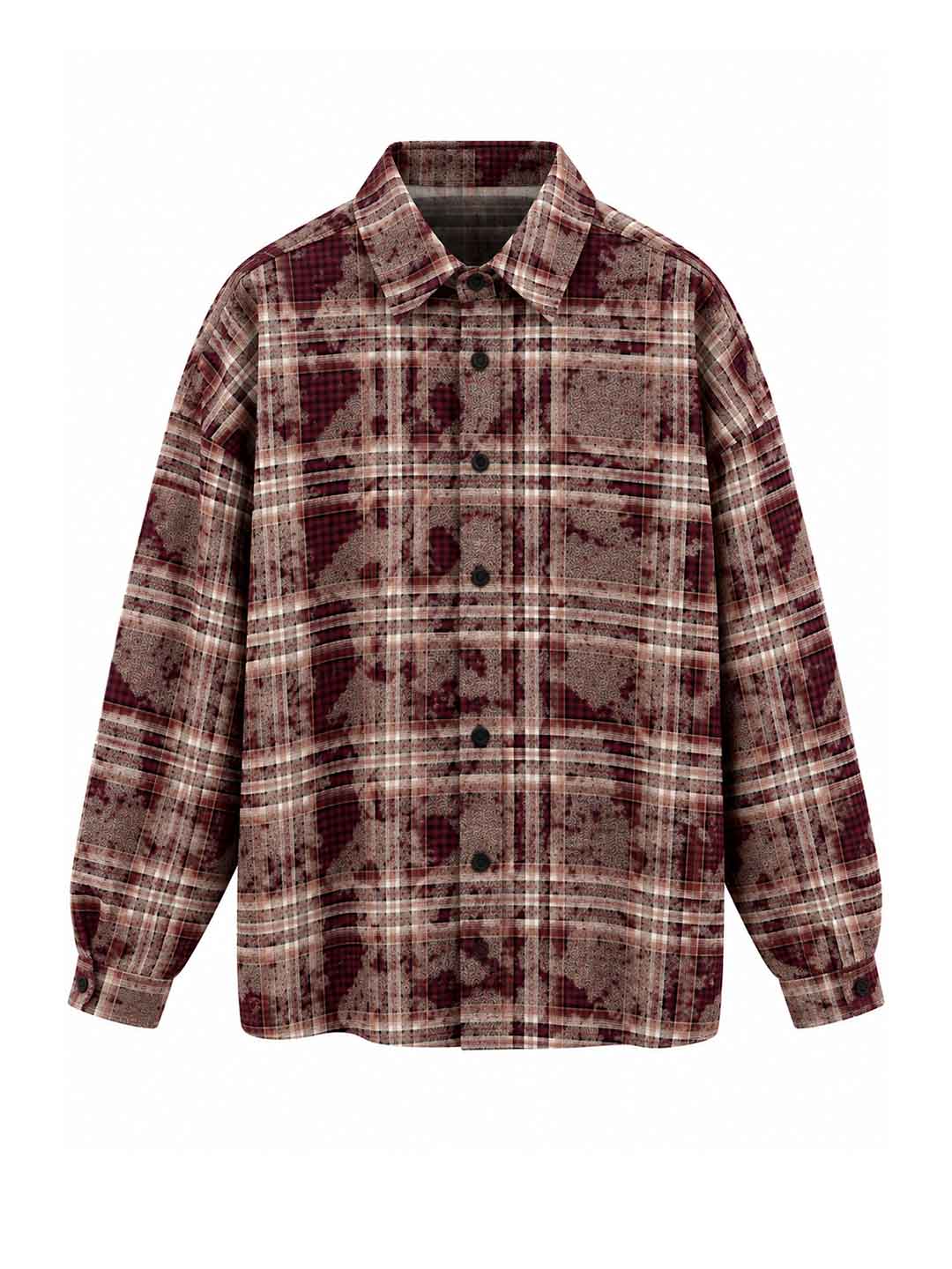 Ficko camicia bordeaux a quadri FK2277 BORDEAUX FICKO 