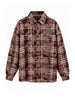 Ficko camicia bordeaux a quadri