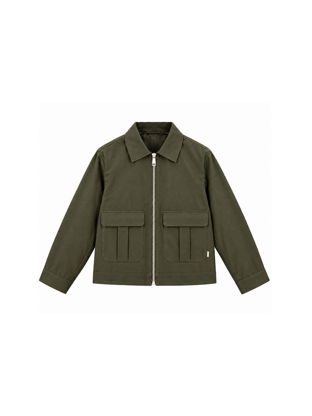 First Garment camicia verde con zip FG2510 VERDE FIRST GARMENT 