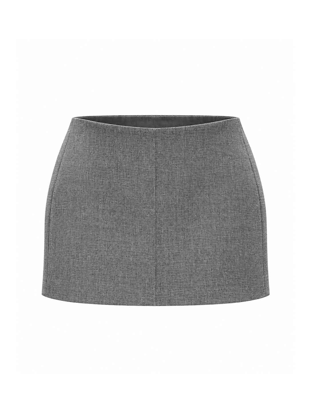 Glamorous gonna grigio corta AN5912 GRIGIO GLAMOROUS 