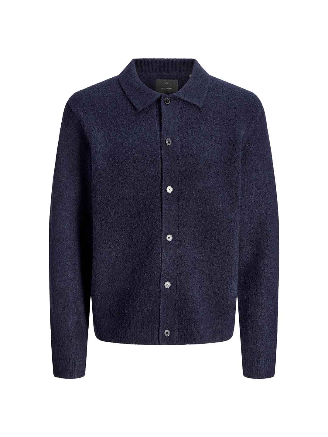 Jack & Jones cardigan blu con bottoni 12299965 BLU JACK & JONES 