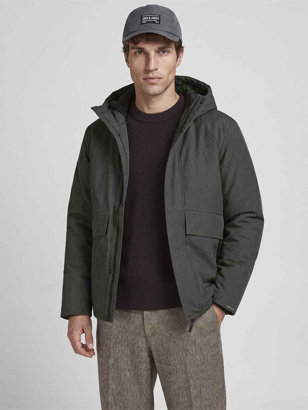 Jack & Jones giubbino grigio 12301654 GRIGIO JACK & JONES 