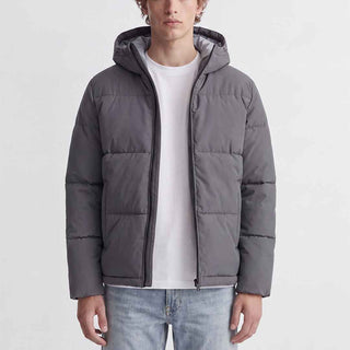 Jack & Jones piumino grigio con cappuccio 12303930 GRIGIO JACK & JONES 
