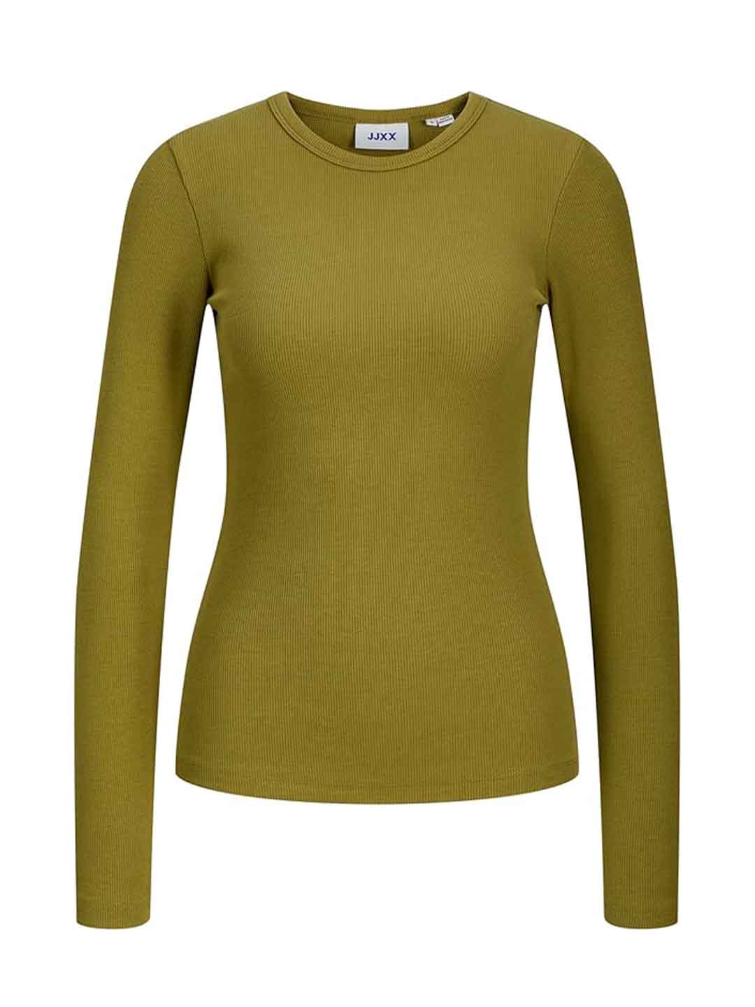 JJXX Freya t-shirt verde maniche lunghe 12200404 VERDE JJXX 