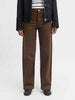 JJXX Zoe jeans marrone gamba ampia