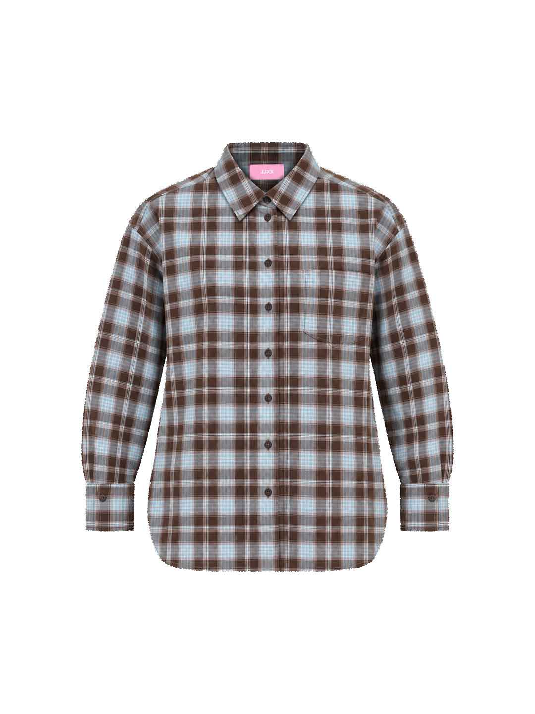 JJXX Jamie camicia azzurro a quadri 12288554 AZZURRO JJXX 