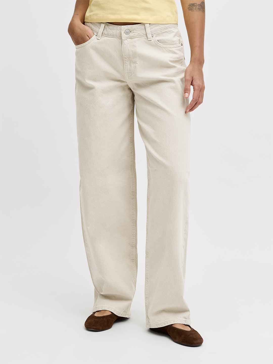 JJXX Fuji jeans beige barrel 12289150 BEIGE JJXX 