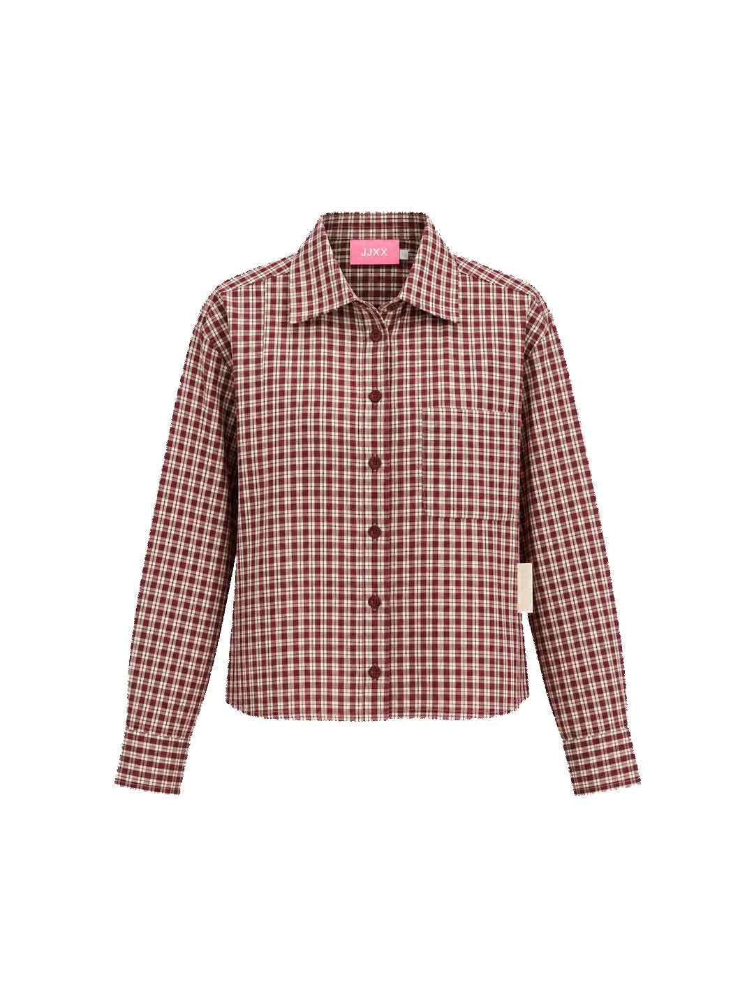JJXX Asta camicia bordeaux a quadri 12299780 BORDEAUX JJXX 
