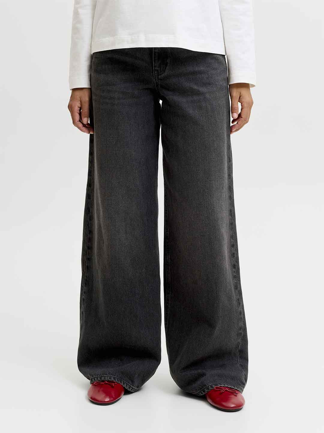 JJXX Oslo jeans nero wide fit 12300566 NERO JJXX 