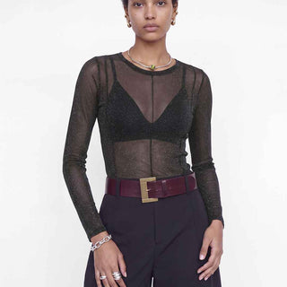 JJXX Minna maglia nero trasparente 12301122 NERO JJXX 