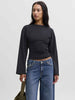 JJXX Paloma t-shirt nero manica lunga