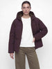 JJXX Galaxy piumino bordeaux con cappuccio