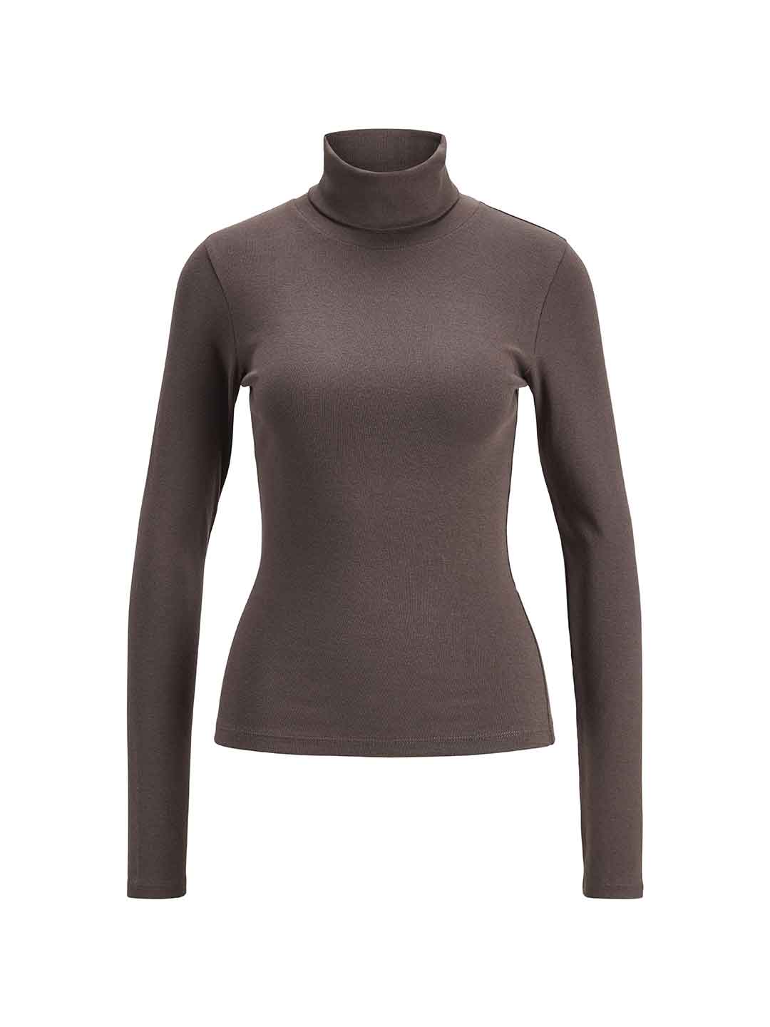 JJXX Star maglia marrone collo alto 12304942 MARRONE JJXX 
