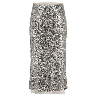 JJXX gonna argento lunga con paillettes 12305558 ARGENTO JJXX 