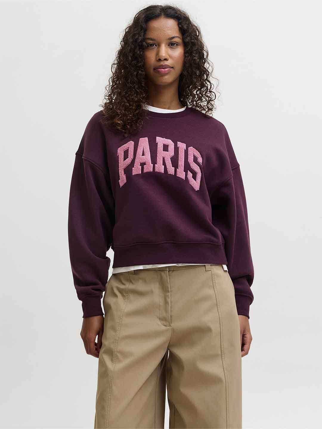 JJXX Tatum felpa bordeaux Paris 12307434 BORDEAUX JJXX 
