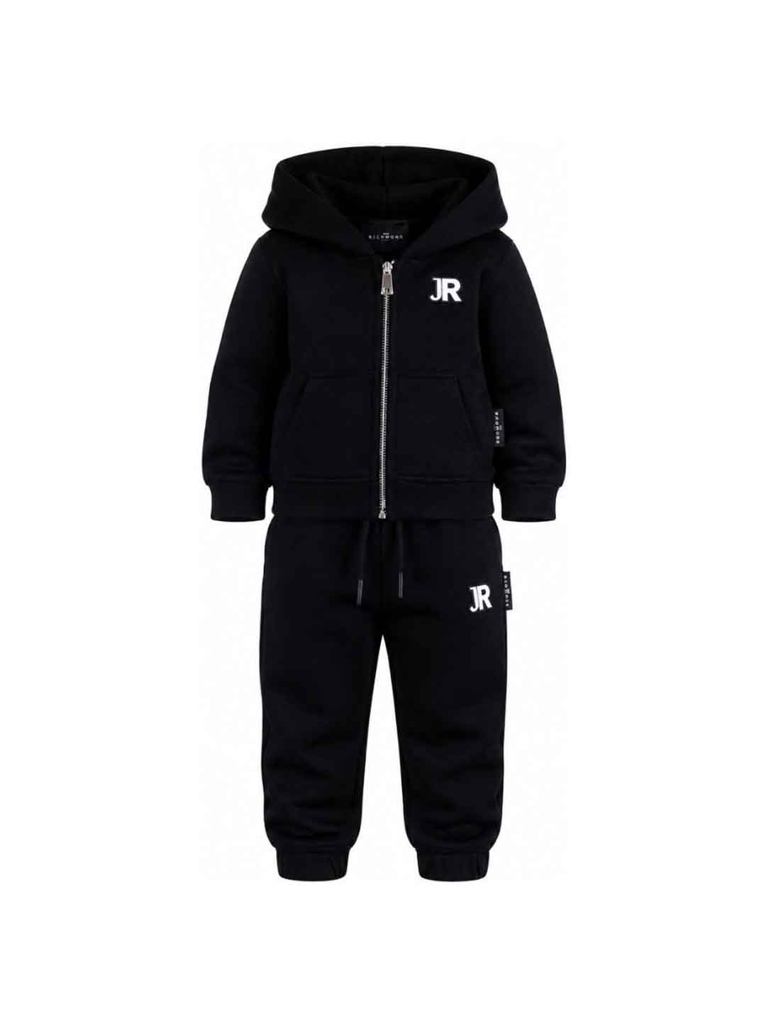 John Richmond coordinato kids nero con zip 6-36 mesi 26001 NERO JOHN RICHMOND 