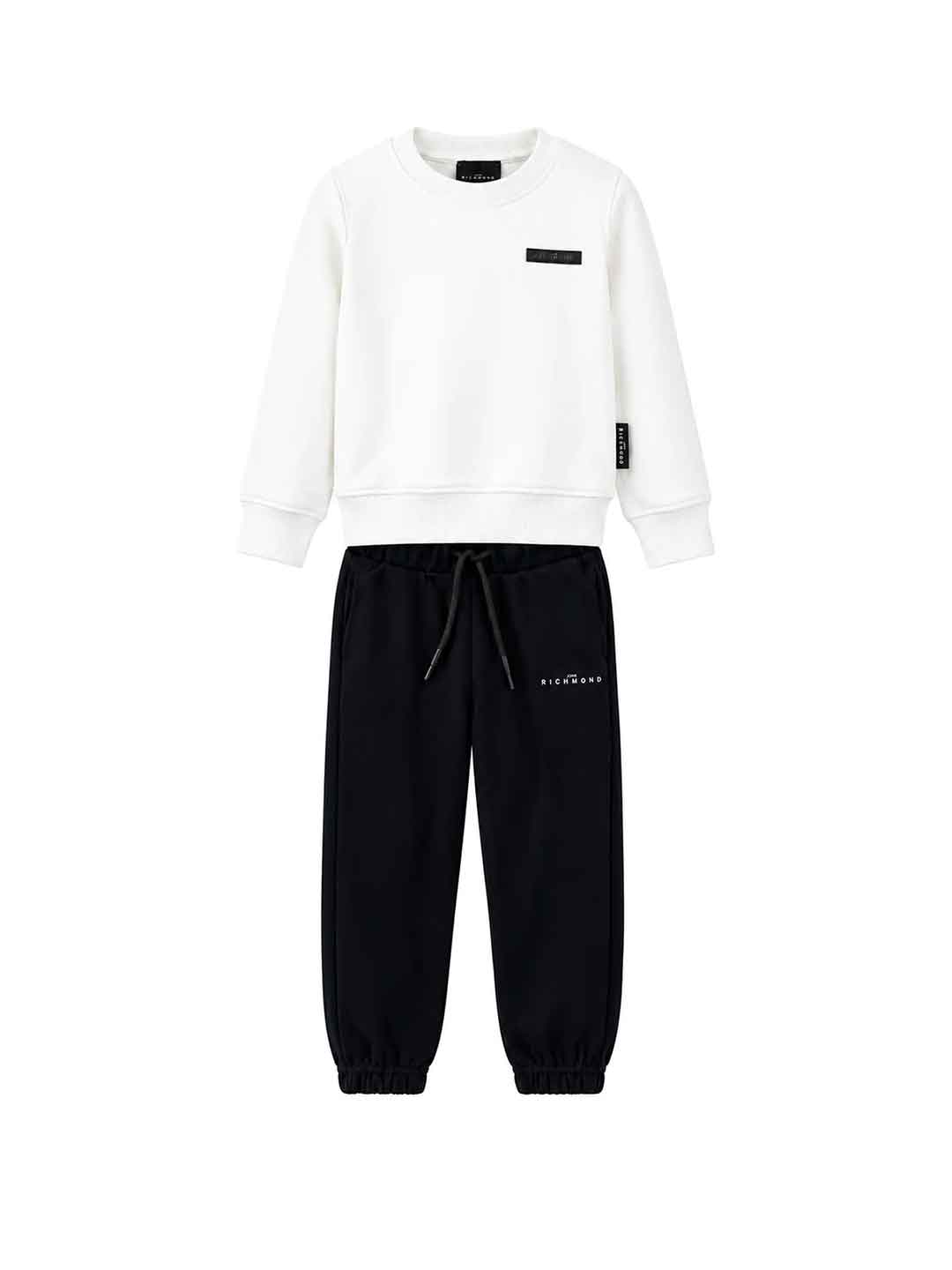 John Richmond coordinato kids bianco 2-16 anni 26002C BIANCO JOHN RICHMOND 