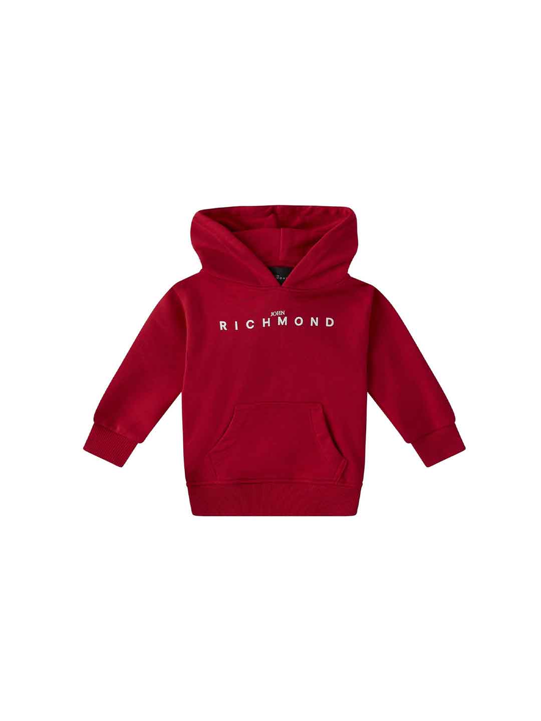 John Richmond felpa kids rosso con cappuccio 6-36 mesi 26002 ROSSO JOHN RICHMOND 