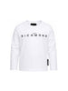 John Richmond t-shirt kids bianco manica lunga 2-16 anni