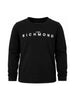 John Richmond t-shirt kids nero manica lunga 2-16 anni