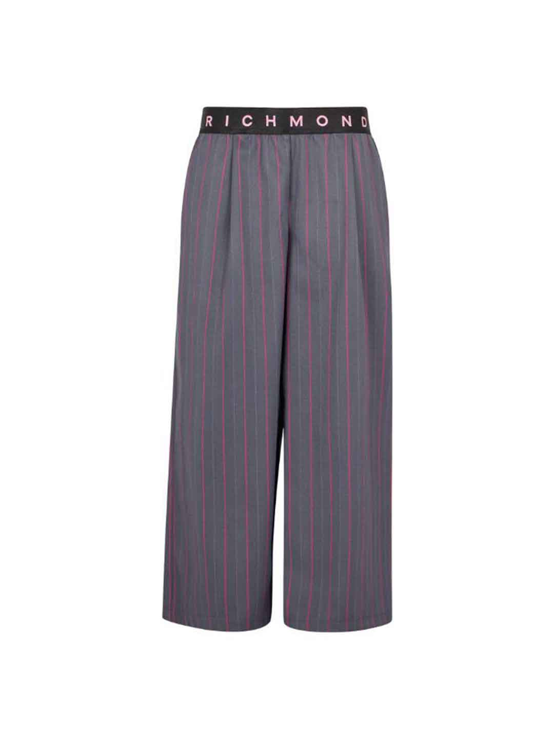 John Richmond pantalone grigio kids a righe 2-16 anni 26105 GRIGIO JOHN RICHMOND 