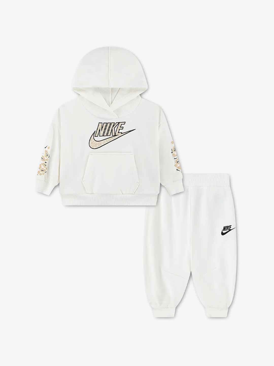 Jordan coordinato kids bianco logo a fantasia 12-24 mesi 16P177-782 BIANCO JORDAN 
