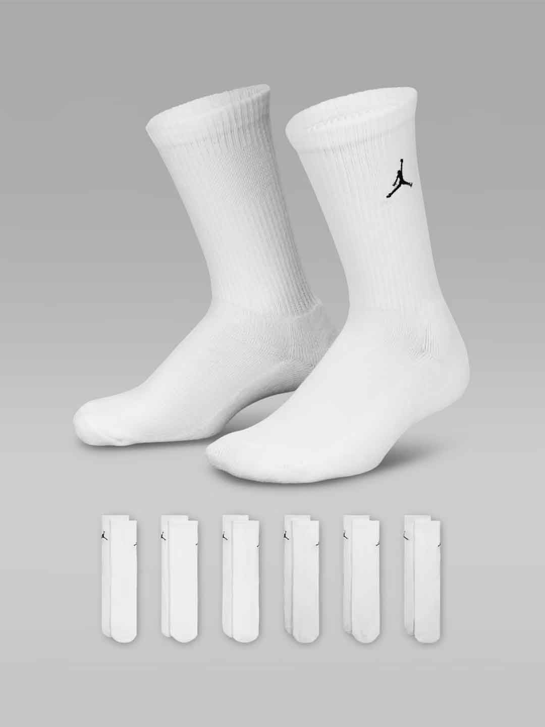 Jordan calzini kids bianco set da 6 paia BJ0583-001 BIANCO JORDAN 