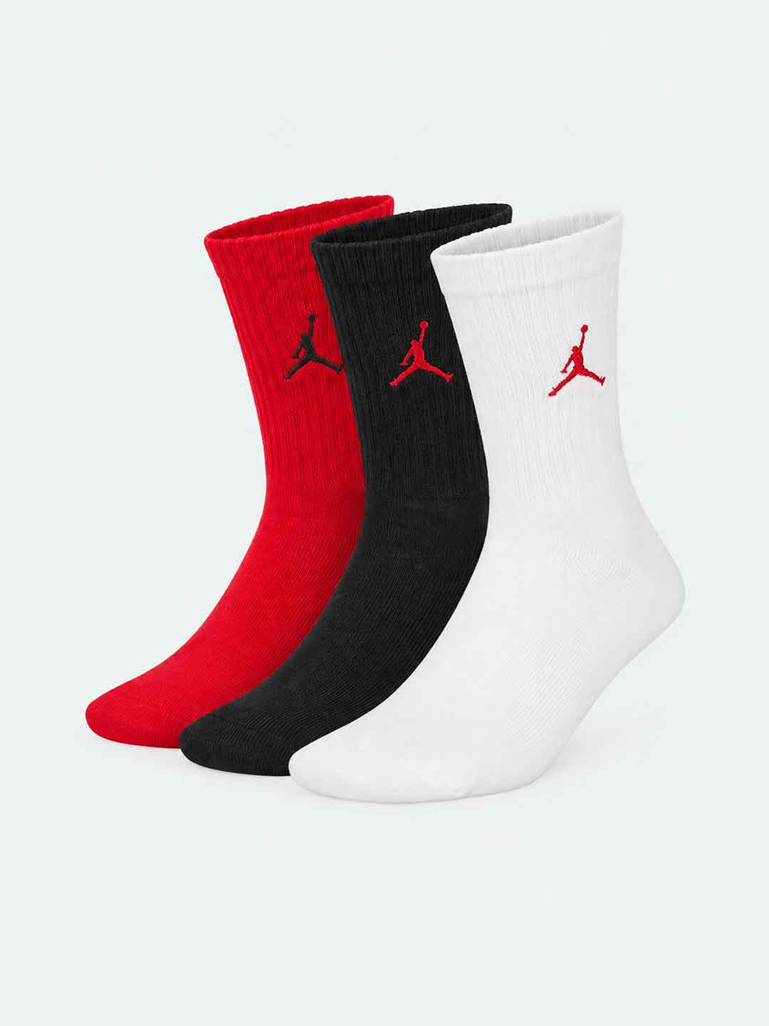 Jordan calzini kids multicolor con logo set da 3 paia BJ0883-R78 ROSSO JORDAN 
