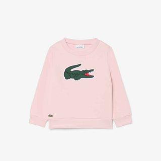Lacoste felpa kids rosa girocollo maxi logo 2-6 anni 847880-AL5 ROSA LACOSTE 