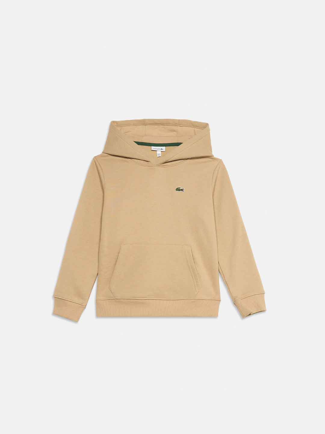 Lacoste felpa kids beige con cappuccio 8-16 anni 947028-02S BEIGE LACOSTE 