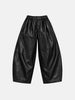Madelys pantalone nero in pelle