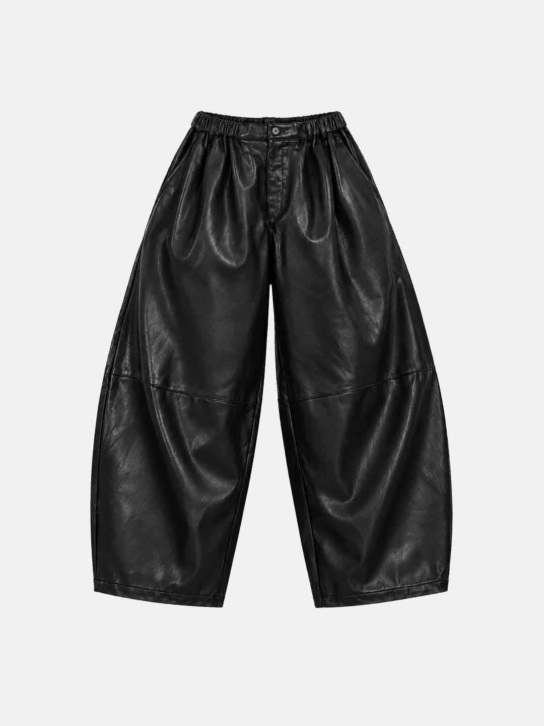 Madelys pantalone nero in pelle E9515 NERO MADELYS 