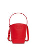 Marni Flower Basket borsa rosso mini a tracolla