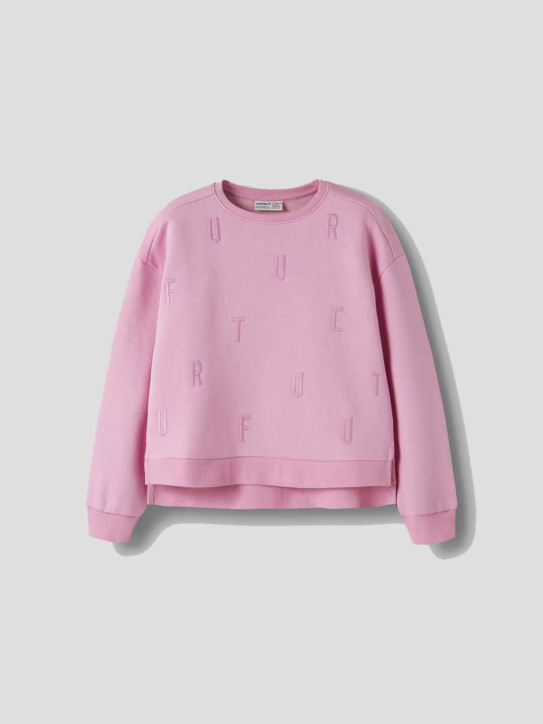 Name It felpa kids rosa con lettere 7-14 anni 13256859 ROSA NAME IT 