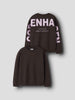 Name It felpa kids nero con stampa rosa 9-14 anni