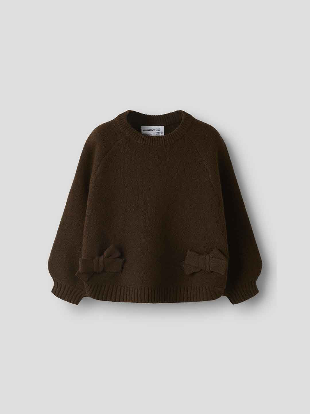Name It maglione kids marrone con fiocchi 2-8 anni 13259431 MARRONE NAME IT 