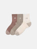 New Balance calzini beige set da 3 paia
