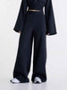 New Balance pantaloni nero gamba ampia