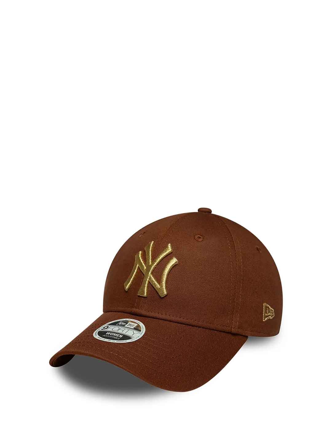 New Era 9Forty cappello marrone con logo oro 60915780 MARRONE NEW ERA 