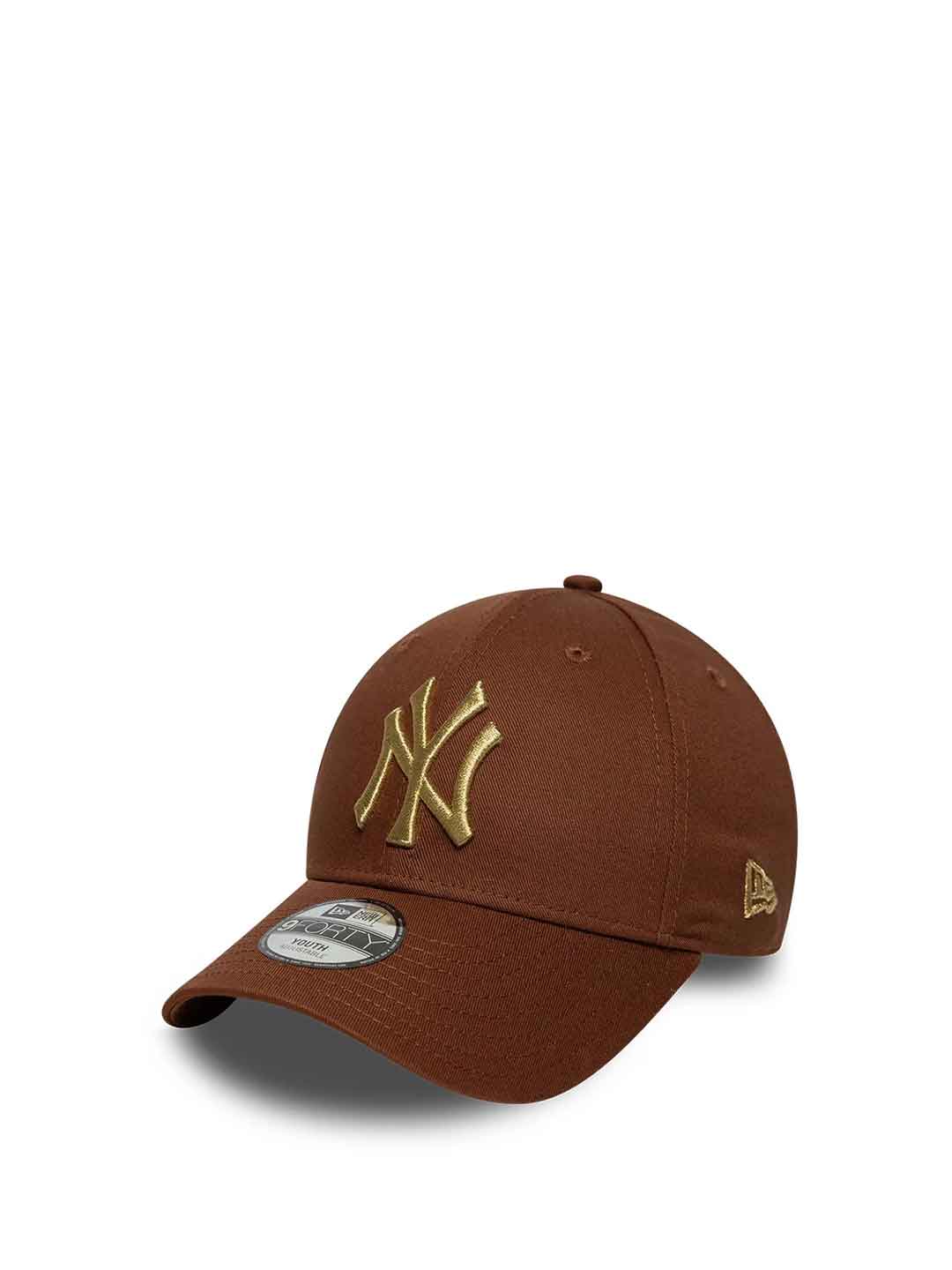 New Era 9Forty cappello kids marrone con logo oro 3-12 anni 60915882 MARRONE NEW ERA 