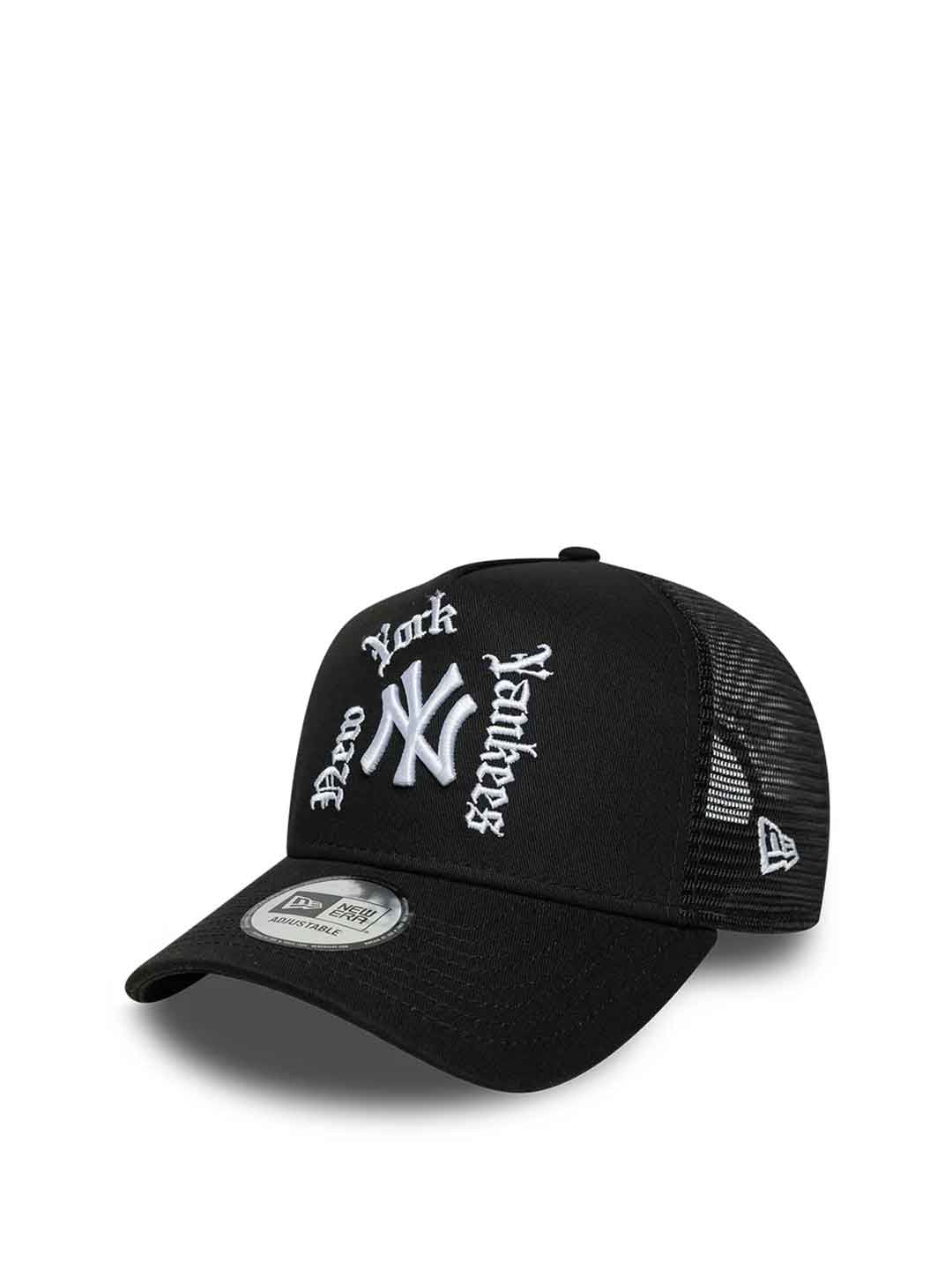 New Era 9Forty cappello nero con rete 60915922 NERO NEW ERA 