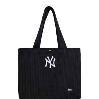 New Era Tote New York borsa nero a coste con logo bainco 60959855 NERO NEW ERA 