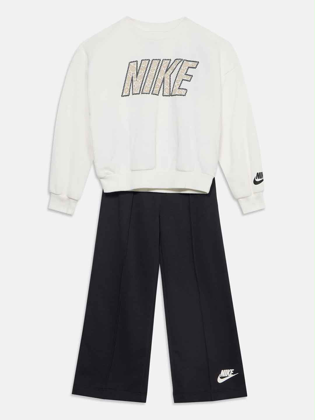 Nike coordinato kids bianco con logo bandana 12-24 mesi 16P178-023 BIANCO NIKE 