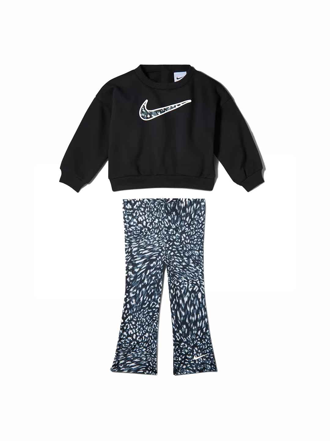 Nike coordinato kids nero maculato 2-7 anni 36P168-023 NERO NIKE 