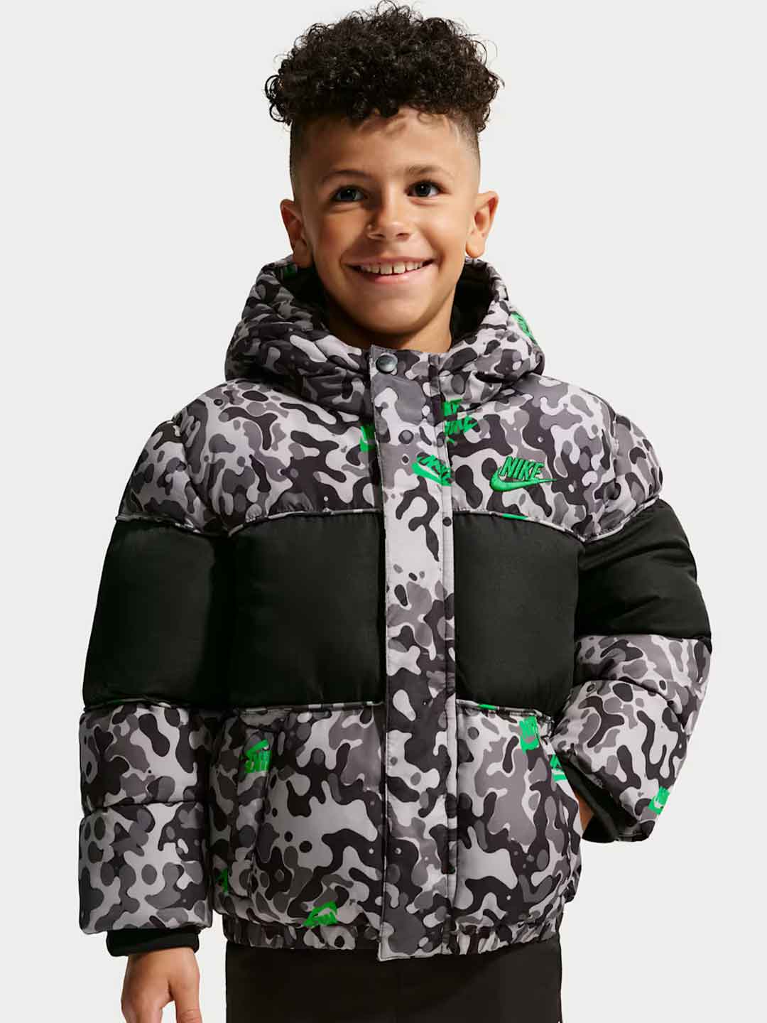 Nike giubbino kids nero camouflage 2-7 anni 86N976--K0P NERO NIKE 