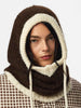Pieces cappello marrone balaclava
